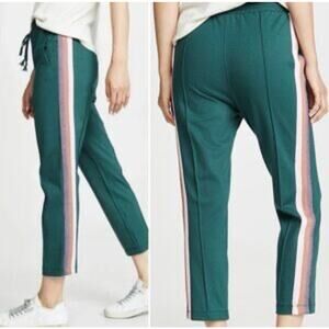 Spiritual Gangster Green‎ Gold Stripe Side Athletic
Pants Size XS